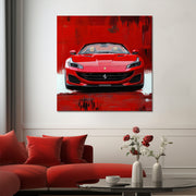 Ferrari Portofino Gemälde