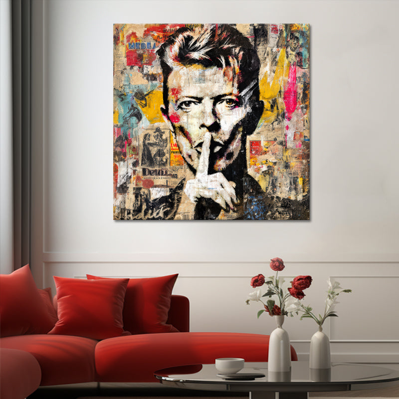 David Bowie-collage art