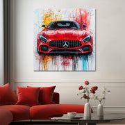 Roter Mercedes-AMG GT II