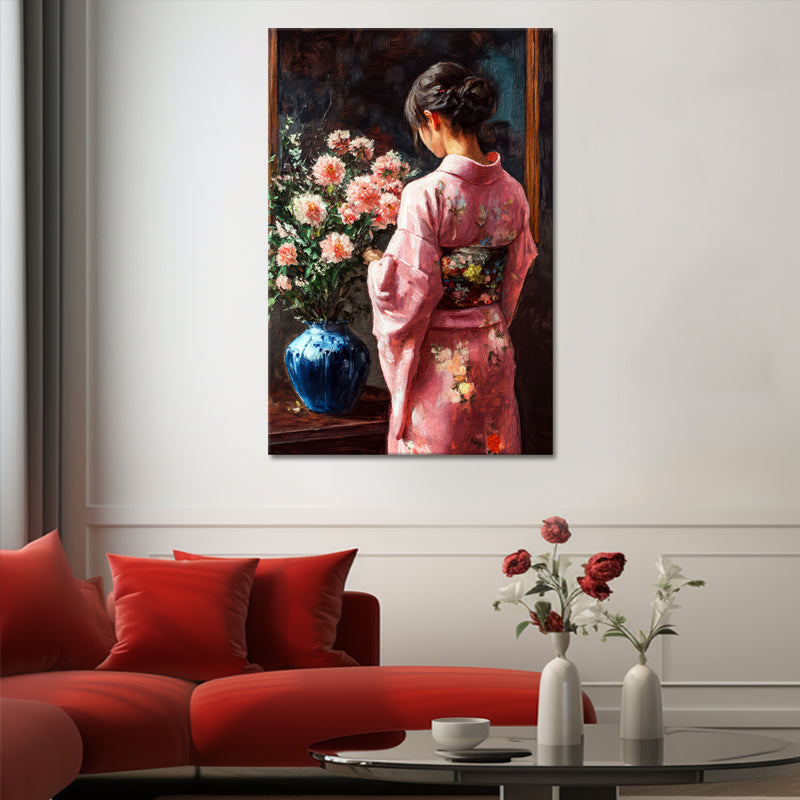 Asiatische Frau im Kimono III