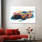 Mercedes AMG GT3 Gemälde