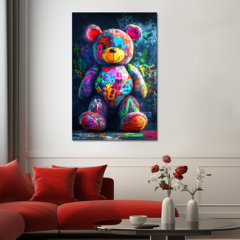Teddybär-Kunstgemälde