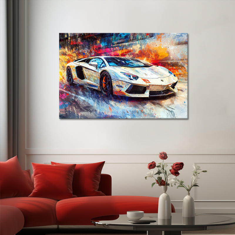 Lamborghini Aventador car dynamic