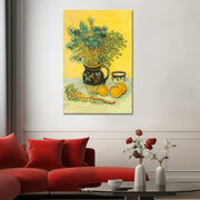Majolica Jug with Wildflowers- Van Gogh