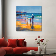 Sfeervol strandlandschap