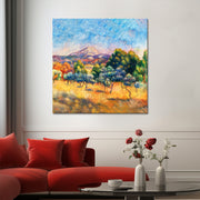 Montagne Sainte Victoire Paysage - Pierre-Auguste Renoir