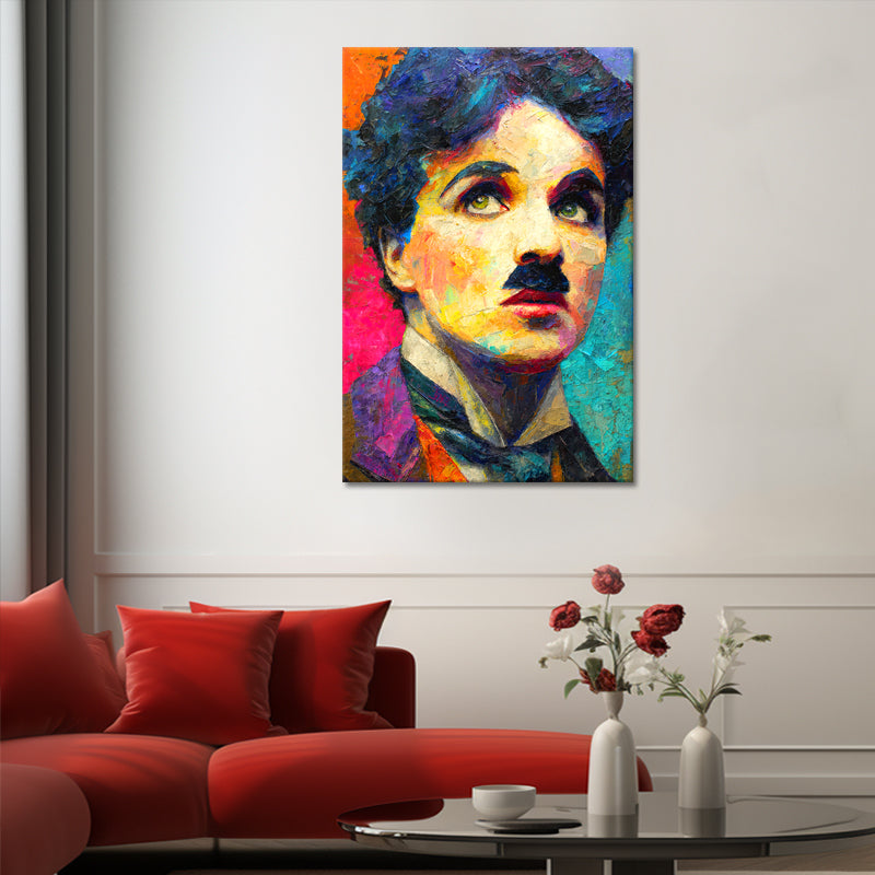 Schilderij Charlie Chaplin