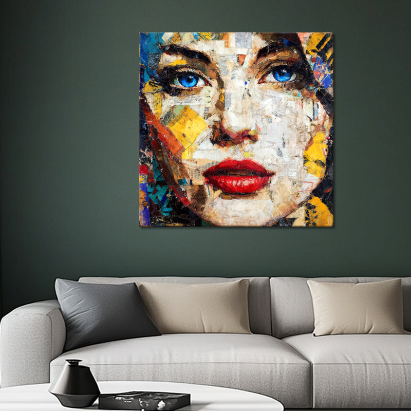 Vouwgezicht – Mixed Media