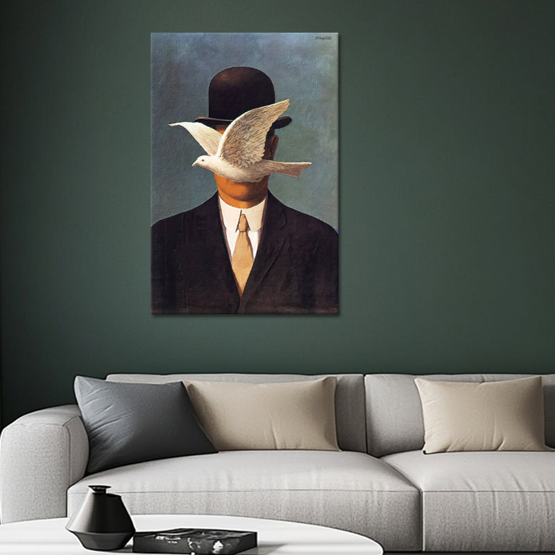 Mann mit Melone - René Magritte