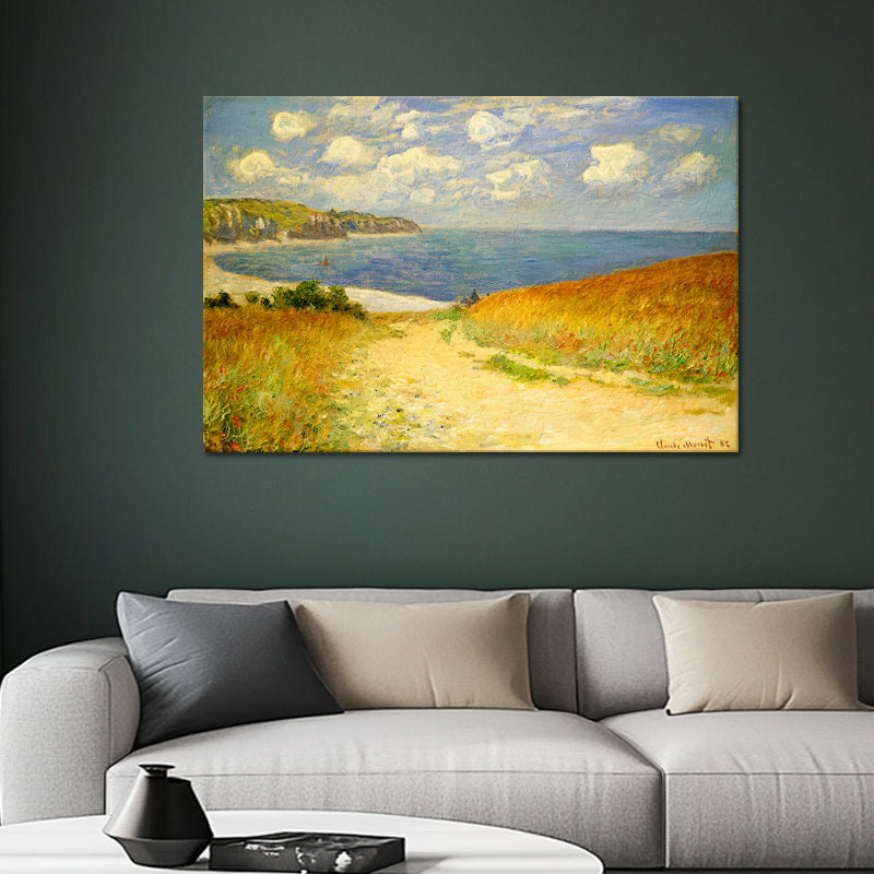 Pfad durch die Kornfelder bei Pourville - Monet
