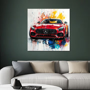 Rode Mercedes-AMG GT