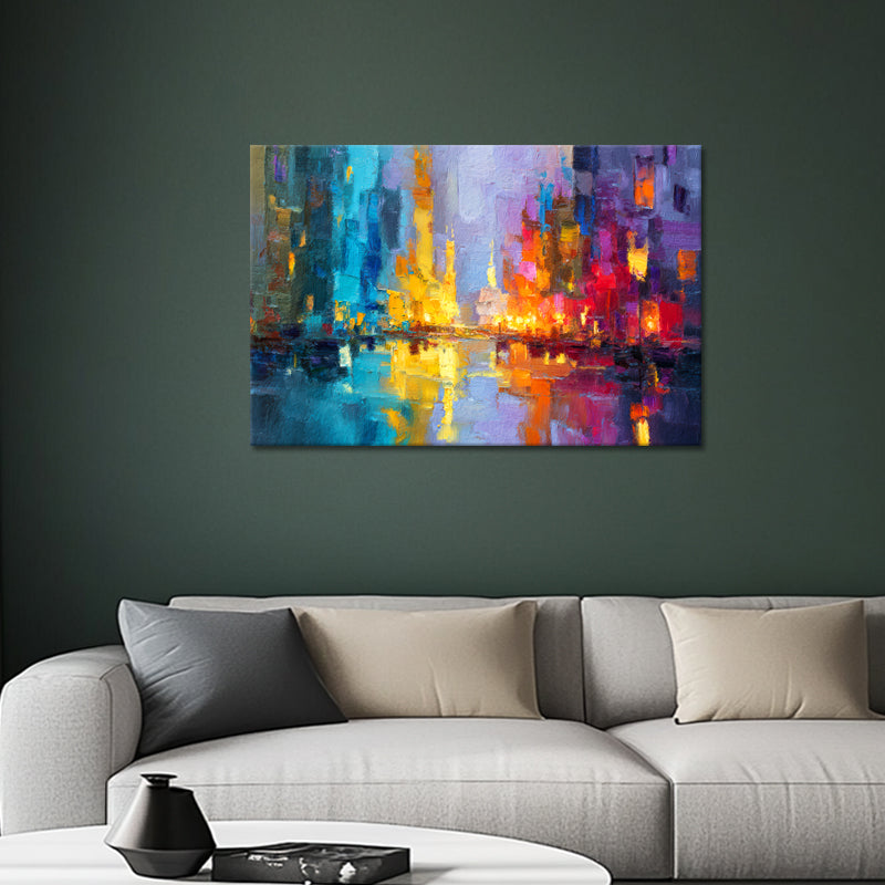 Abstracte Stad Kunst