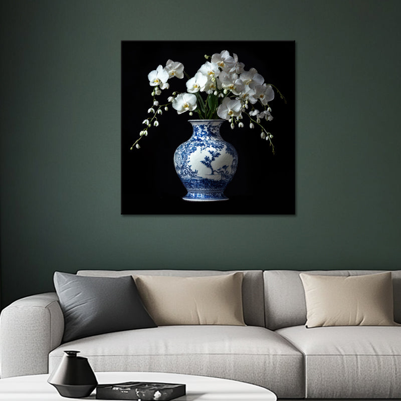 Vase mit Orchidee