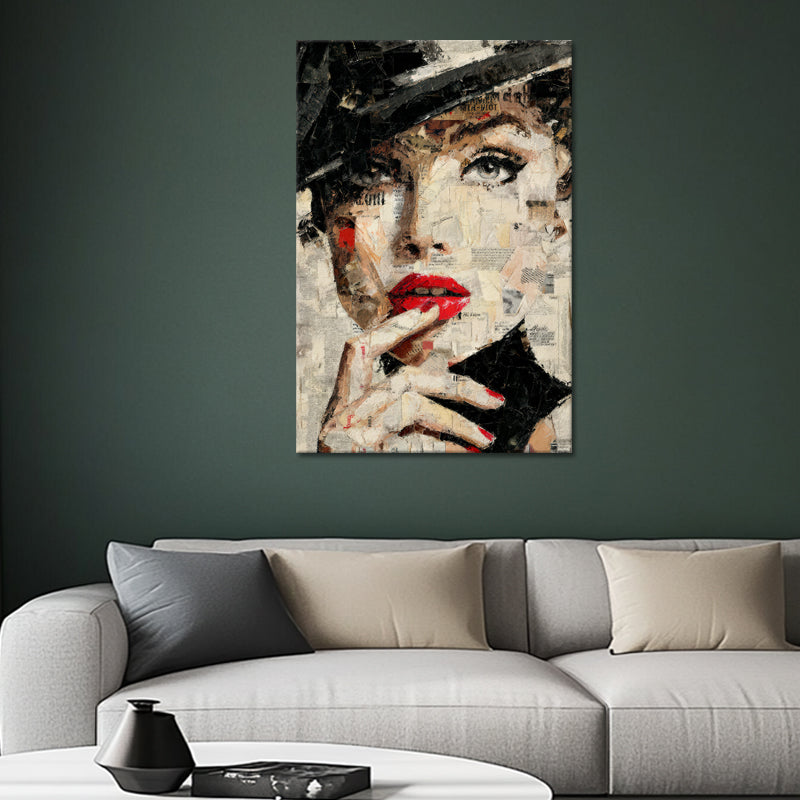 Collage Kunst Vrouw