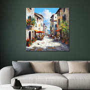 Italiaans dorp kunstwerk
