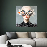 Vrouw Portret met Vissen