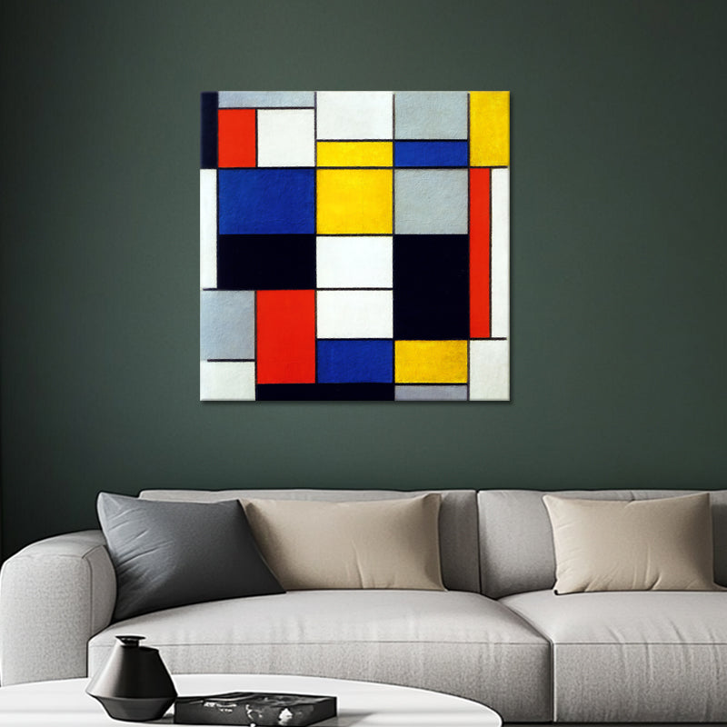 de 7 Kleurcontrasten II - Piet Mondriaan