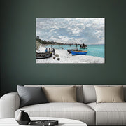 Het strand van Sainte-Adresse - Claude Monet