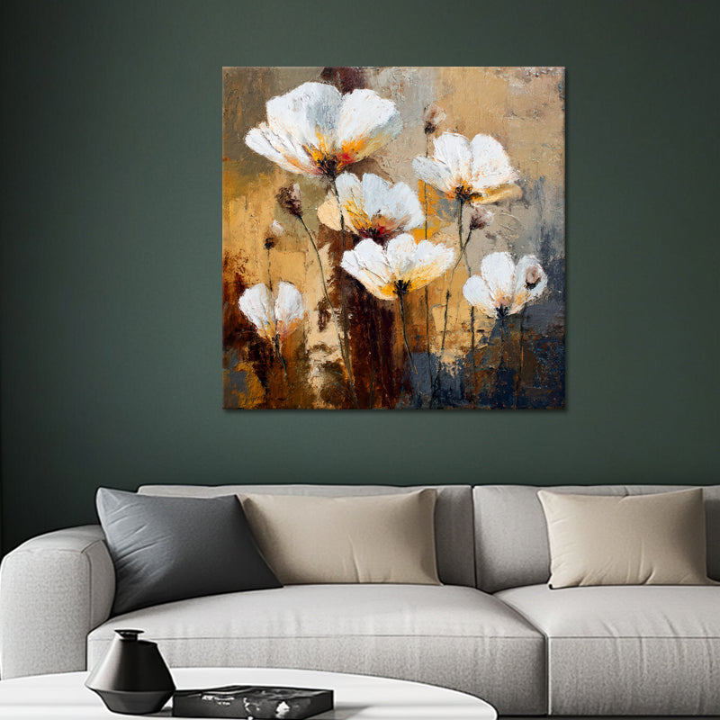 Schilderij Witte Bloemen