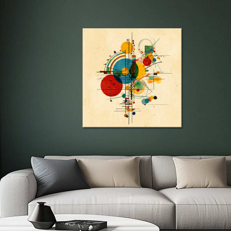 Geometrische Kreise – Kandinsky (Inspiration)