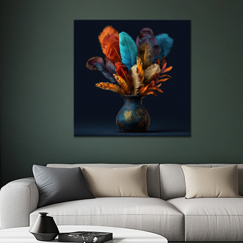 Federn in der Vase