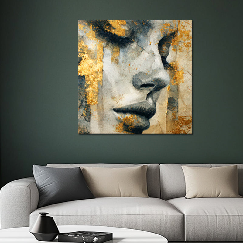 Elegante Vrouw Goud