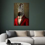 Anthropomorphes Zebra