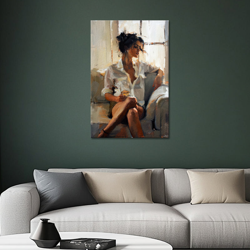 Vrouw op de Sofa