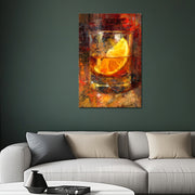 Whiskey Glas Abstract