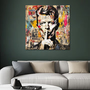 David Bowie-collage art
