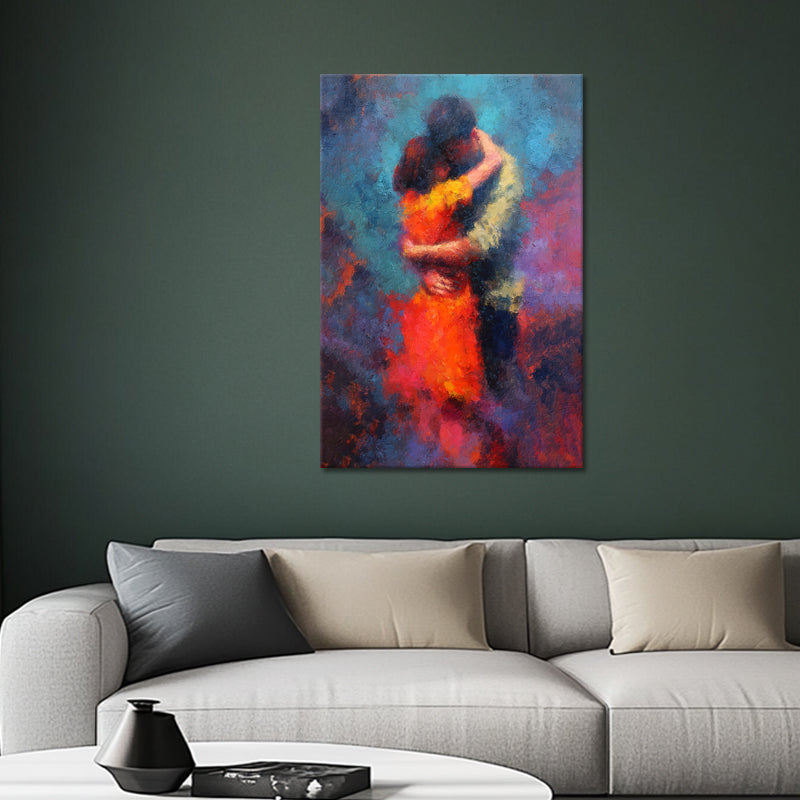 Man en Vrouw Abstract