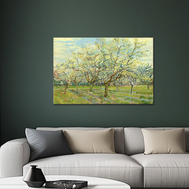 Boomgaard met bloeiende pruimenbomen - Van Gogh