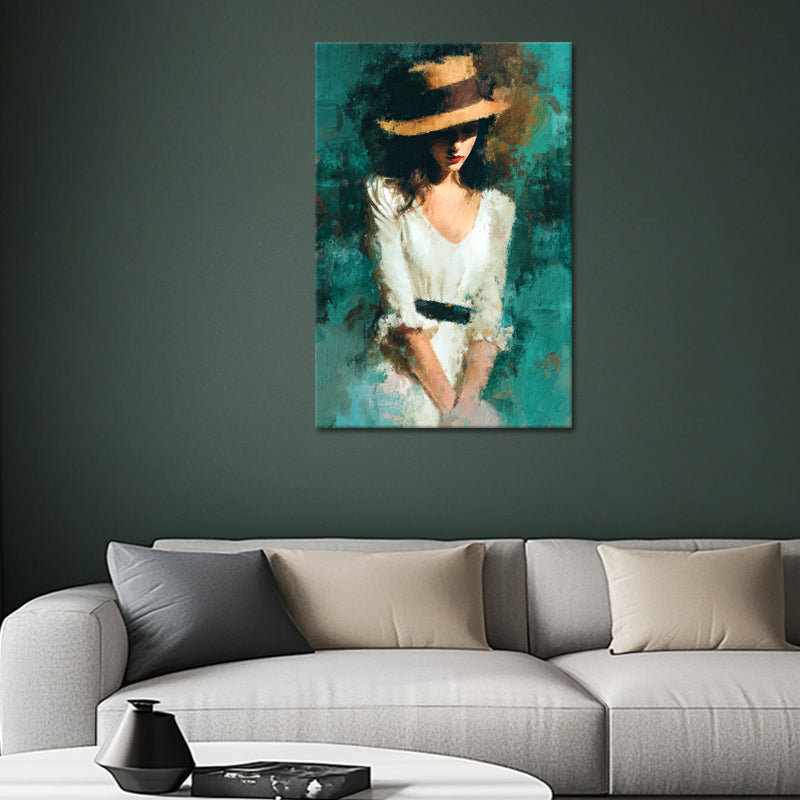 Vrouw met hoed – Modern