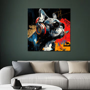 Dog graffit art