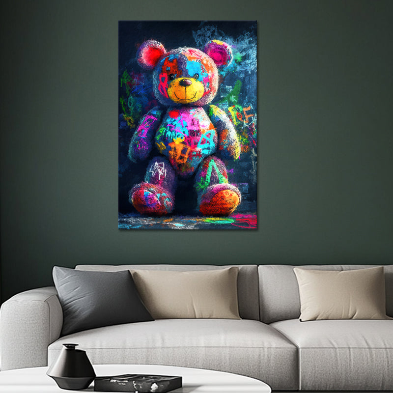 Teddybär-Kunstgemälde