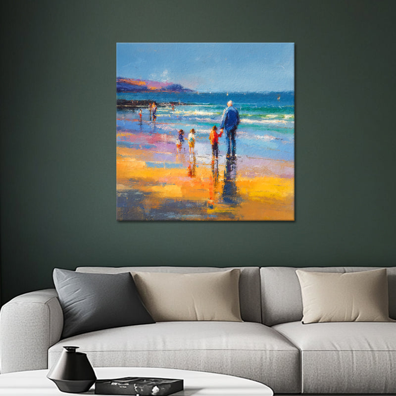 Sfeervol strandlandschap