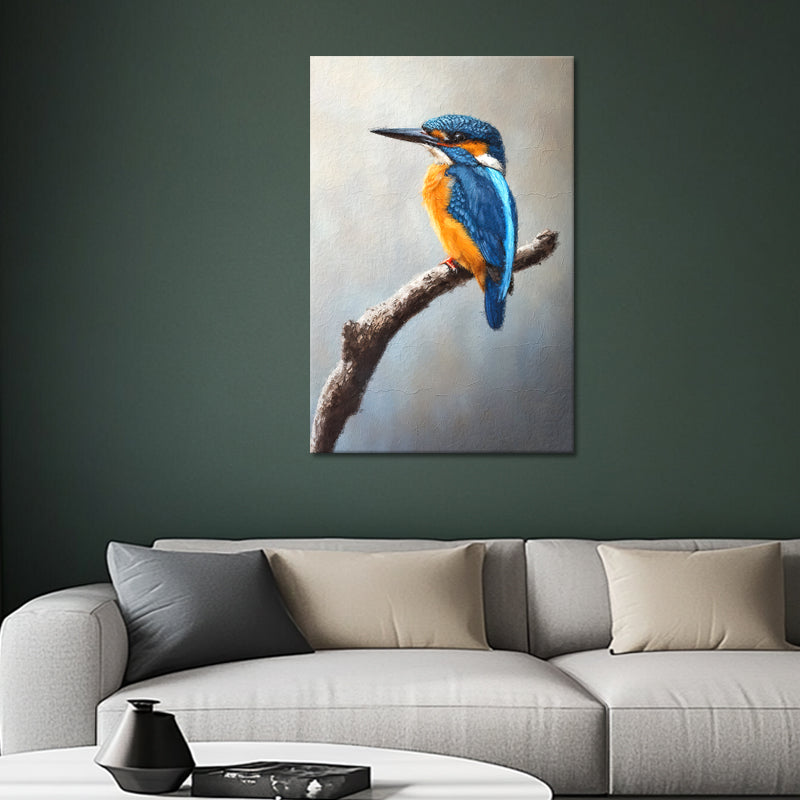 Eisvogel-Gemälde Kunst