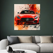 Abstract Mercedes AMG GT