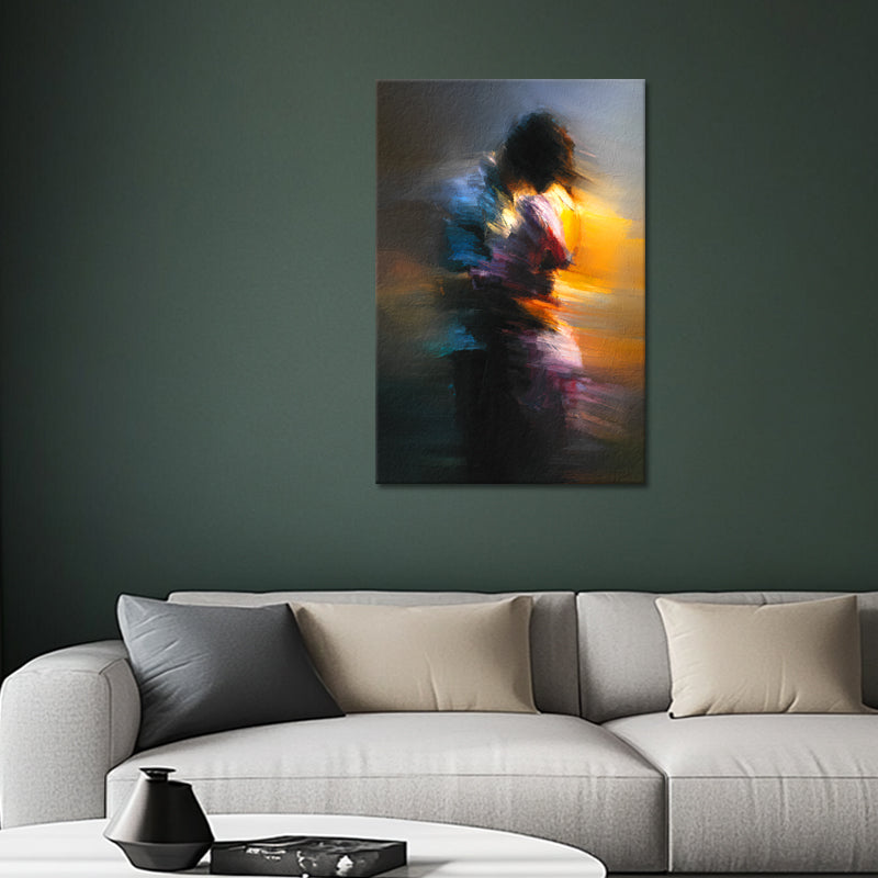 Liefde abstract schilderij
