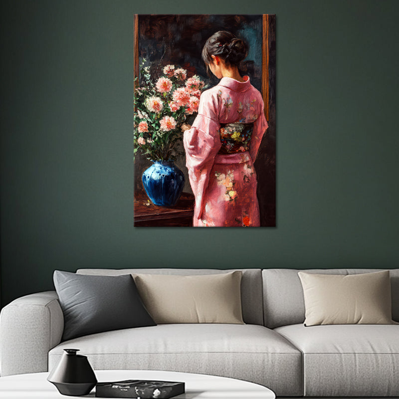 Asiatische Frau im Kimono III