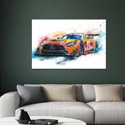 Mercedes AMG GT3 Gemälde