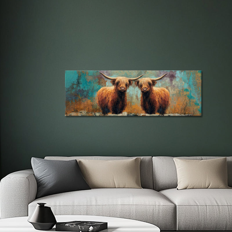 Schotse Hooglanders Panorama