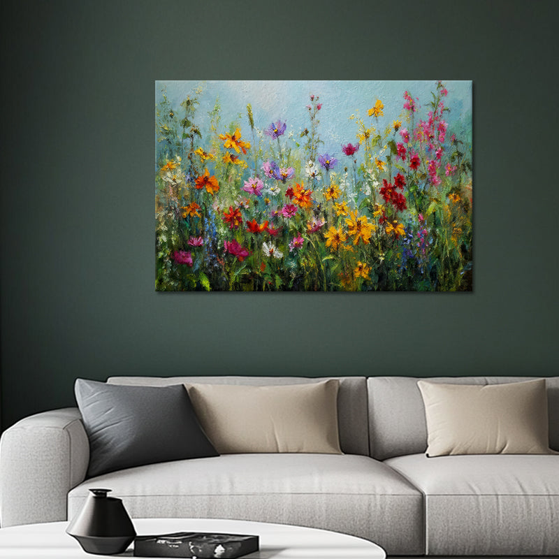 Wildblumenwiese-Kunstwerk
