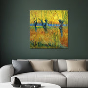 Kopfweiden bei Sonnenuntergang - Van Gogh