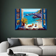 Rustgevend interieur aan zee