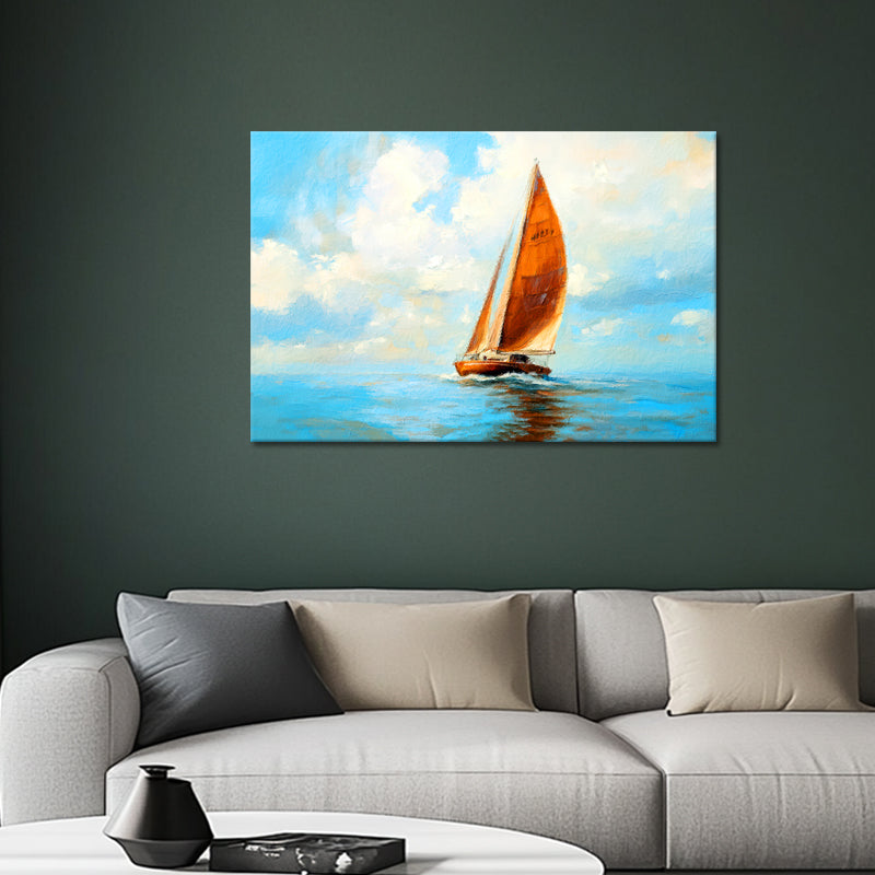 Zeilboot op Zee