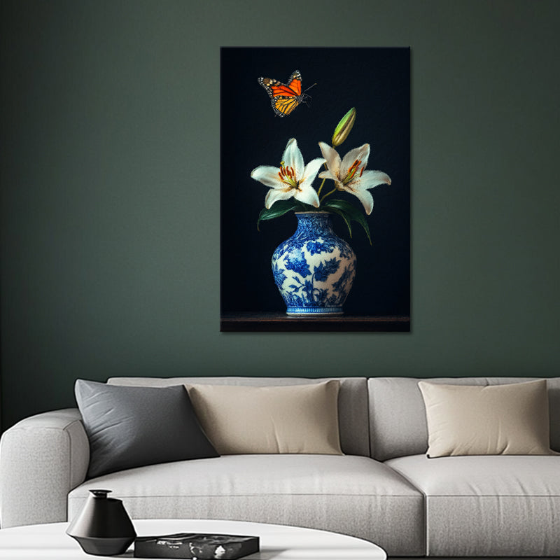 Blauw Wit Vaas