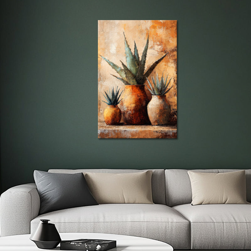 Vazen met Agave