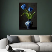 Twee Blauwe Tulpen