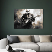 Gitarre spielendes Kunstwerk